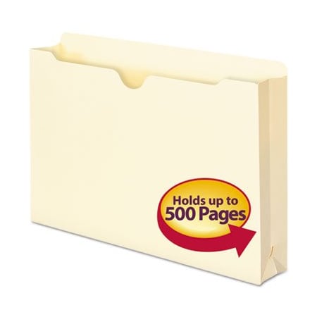 Smead Smead, MANILA FILE JACKETS, 1-PLY STRAIGHT TAB, LEGAL SIZE, MANILA, 50PK 76470